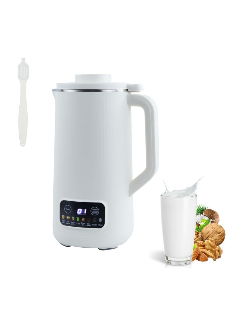 9-In-1 Multifunction Soybean Milk Maker Fresh Fruit Juicer Maker, Nut Milk Maker Water Boiler with 12 Hours Preset, Auto Cleaning