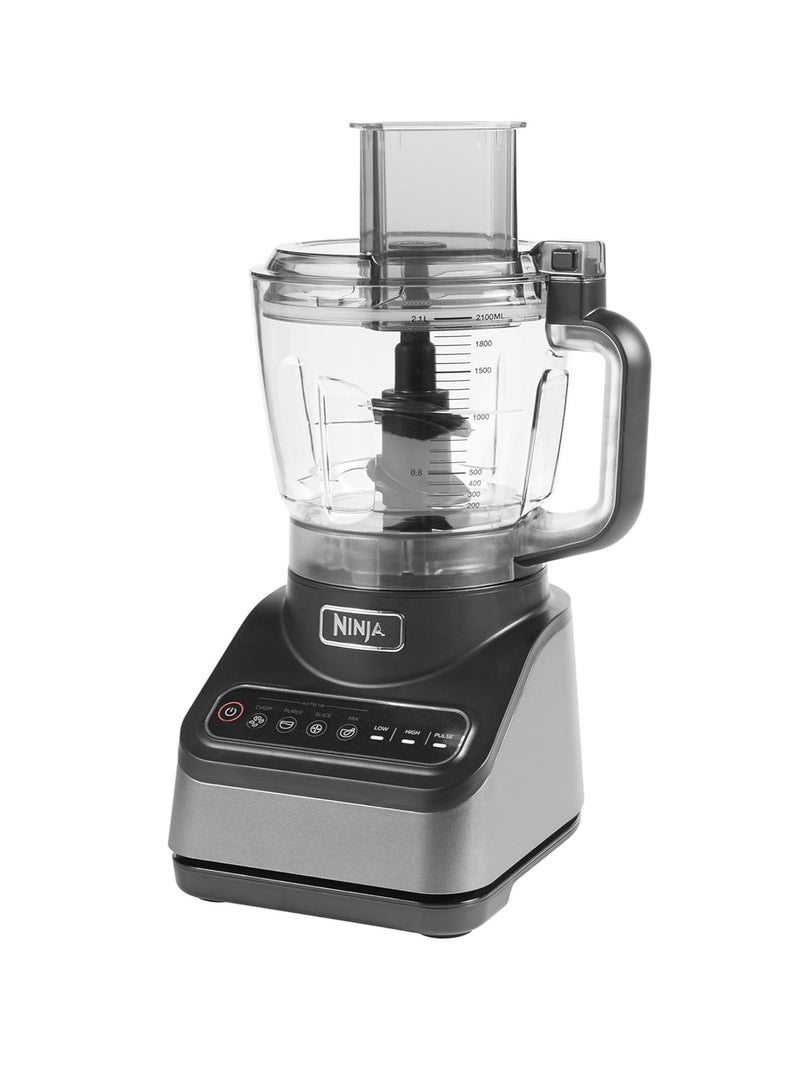 Food Processor with 4 Automatic Programs; Chop, Puree, Slice, Mix, and 3 Manual Speeds, 2.1L Bowl, Chopping, Slicing & Dough Blades, Dishwasher Safe Parts 2.1 L 850 W BN650ME Silver