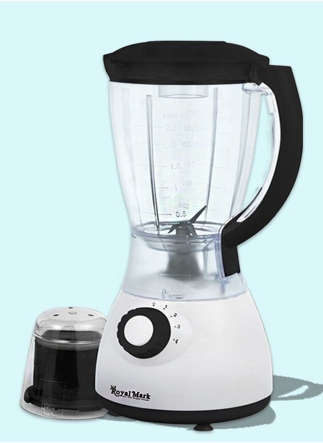 2 In 1 Electric Blender With Grinder 1500 ML 350W RMB-334-A