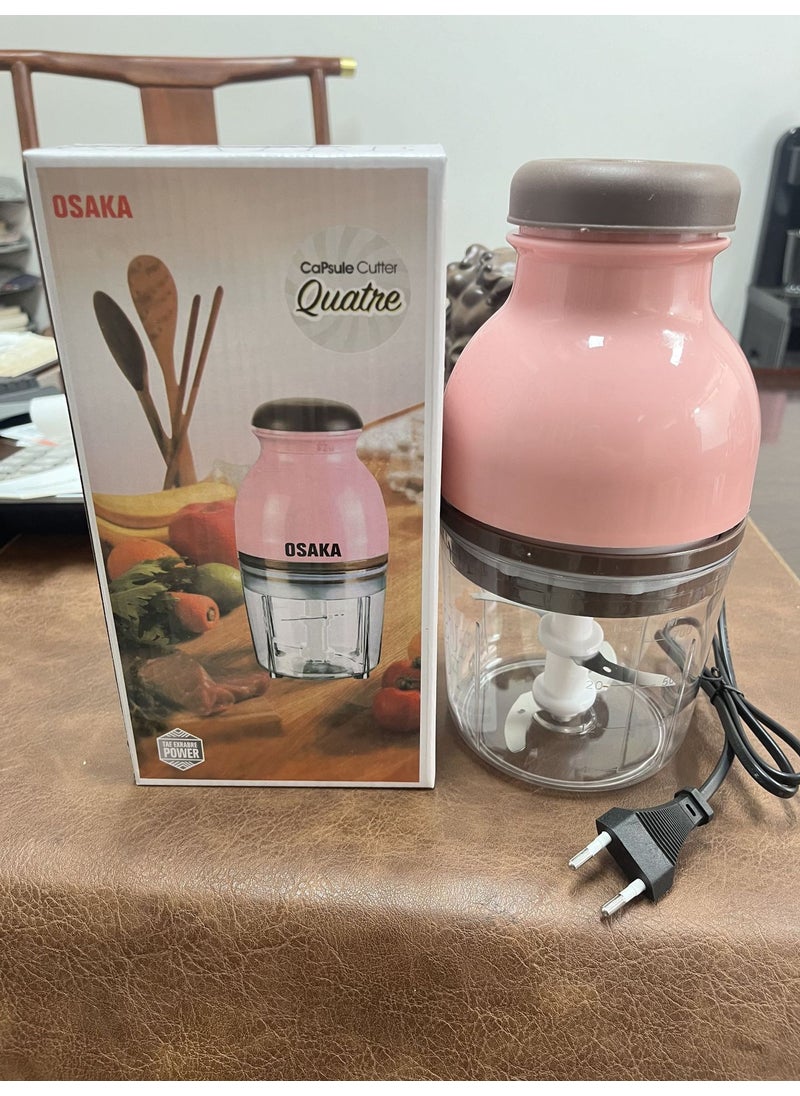 Baby food supplement machine multi-functional household small infant food supplement machine mini electric cooking machine stirring meat grinder Pink food supplement machine european standard