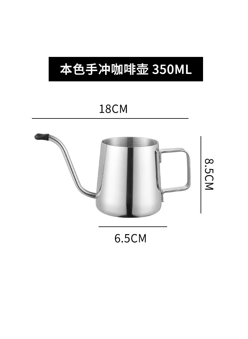 304 Stainless Steel Drip Kettle 600ML Mini Pour-Over350ml natural color without cover 350ml natural color without cover