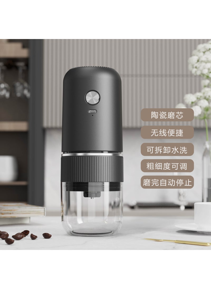 Electric coffee machine small household automatic ceramic grinding core grinder hand-cranked portable multifunctional bean grinder