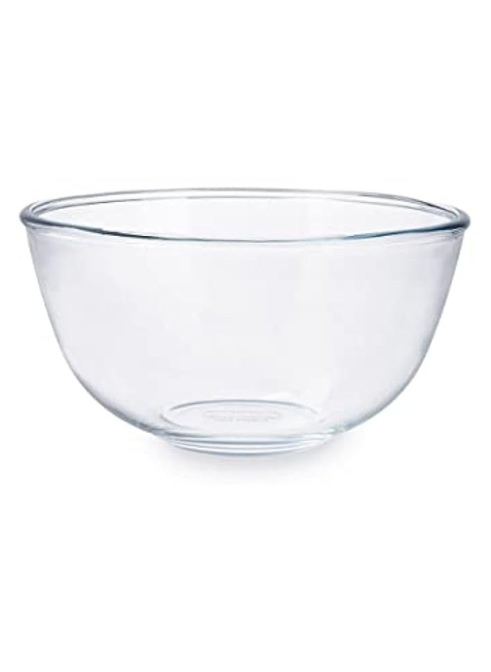 Mixing Bowl, Clear, 21 cm, 2.3Liters, Glass