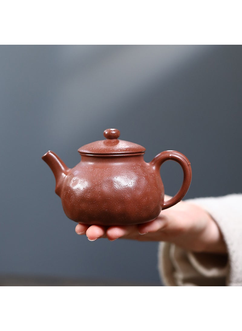 Yixing purple clay teapot handmade kneading teapot vintage hammered tea set manufacturer one-piece delivery tray pot 102030 downhill Plate Building gift box certificate