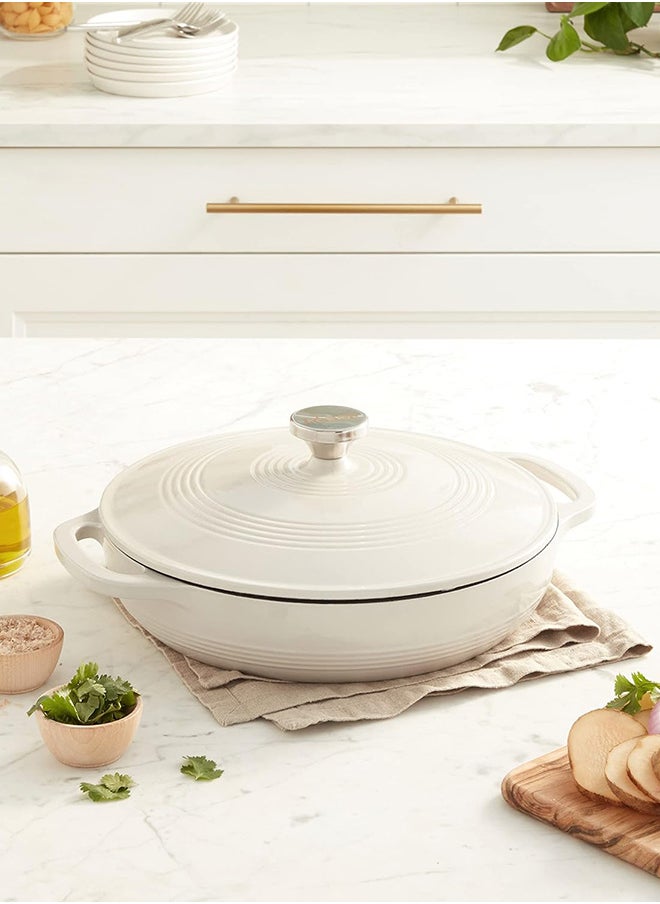Lodge 3.6 Quart Cast Iron Casserole Pan 3.6 Quart EC3CC13
