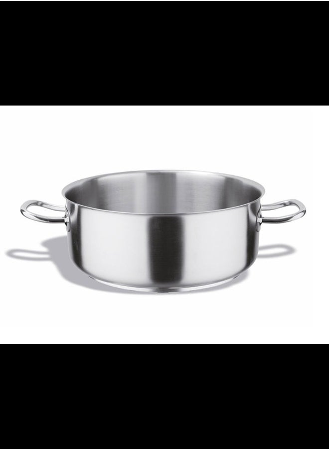 Pujadas INOX-PRO Casserole Without Lid Diameter: 24cm Height: 9.5cm Capacity: 4.3lts