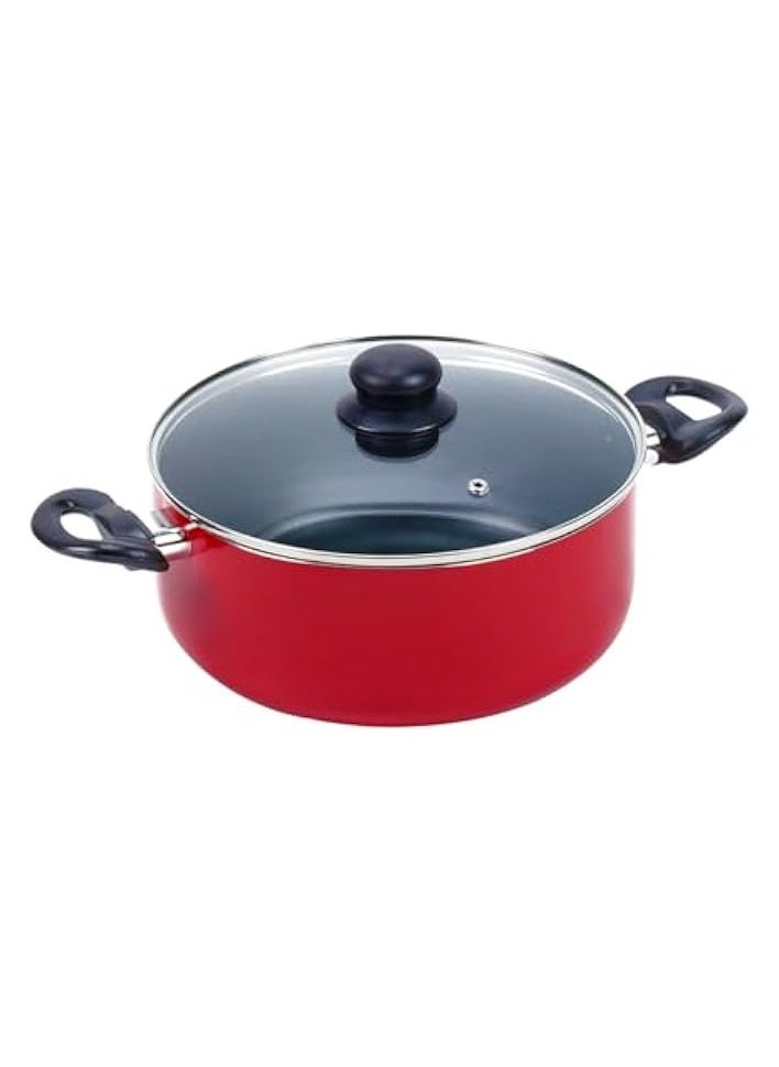 NON STICK COOKING POT ECO WITH LID (28 CM)