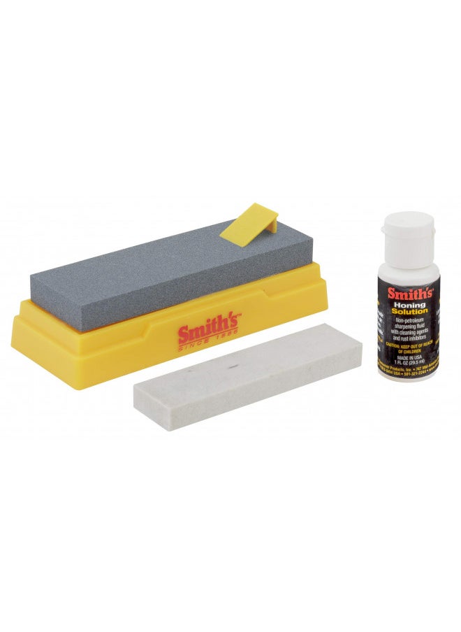 Smith's SK2 2-Stone Sharpening Kit , Yellow
