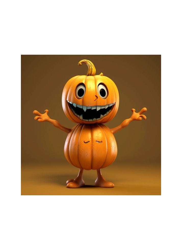 Home Decor Gift Accessories Standing Cute Wittle Feast Pumpkin Statue Desktop Decorate