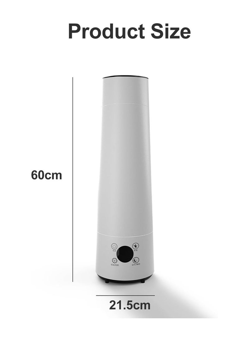 Humidifiers,Stand Humidifiers for Bedroom Living Room,6 L Humidifier with Remote Control,3 Speed Mist,Top Fill Whole house Humidifier for Plant Office Commercial Greenhouse