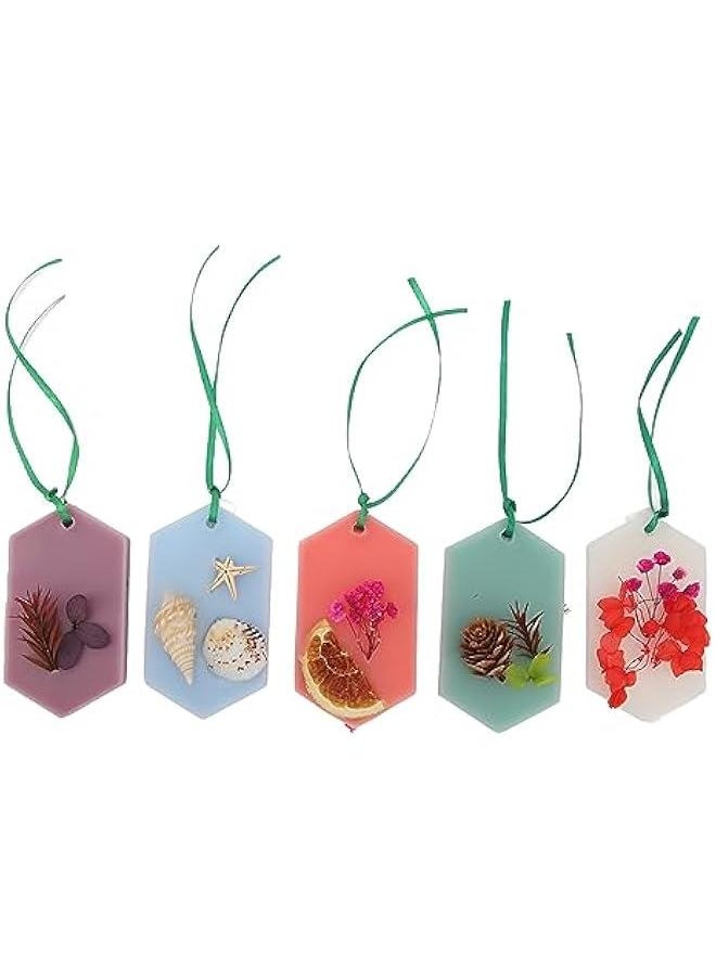 5pcs Floral Fruity Scented Wax Cubes, Long Lasting Aromatherapy Wax Tablet for Closet Freshener Hanging Aroma Wax Sachet