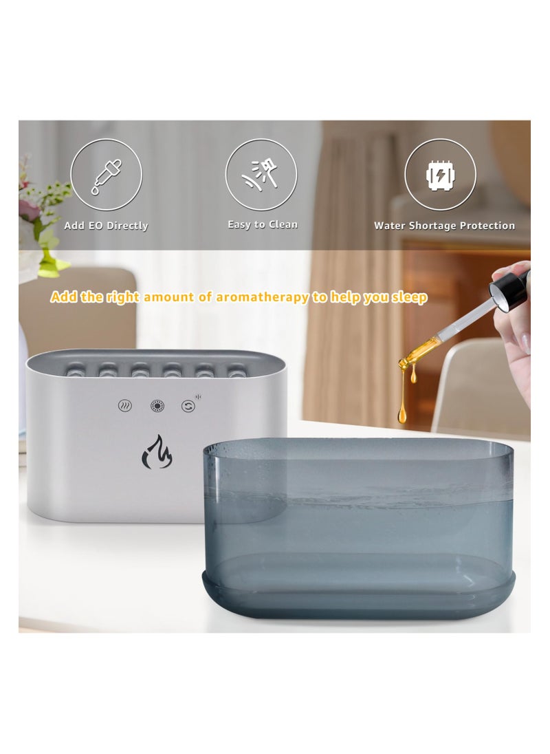 Intelligent Voice-Control Humidifier: 900ml Desktop Model with Six Gear Spray and Colorful Ambient Lighting