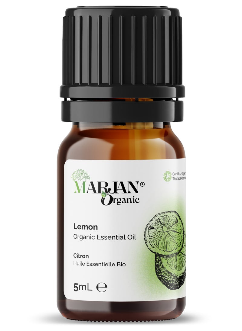 Lemon  Essential Oil - Certified Organic by The Soil Association