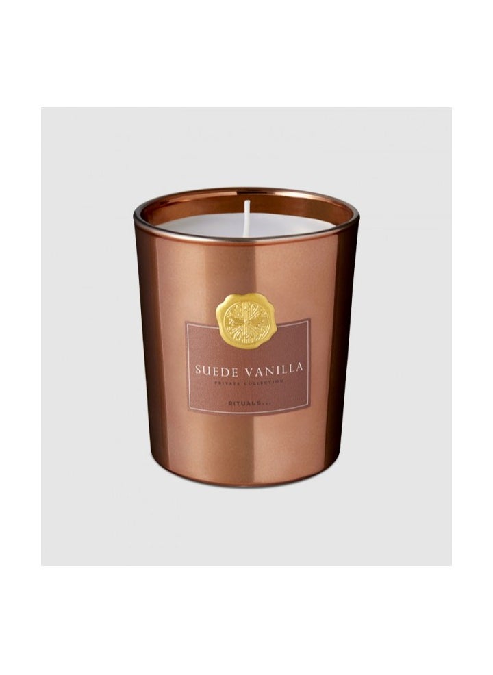 Private Collection XL Suede Vanilla Scented Candle Xl Luxury Scented Candle,1000 g