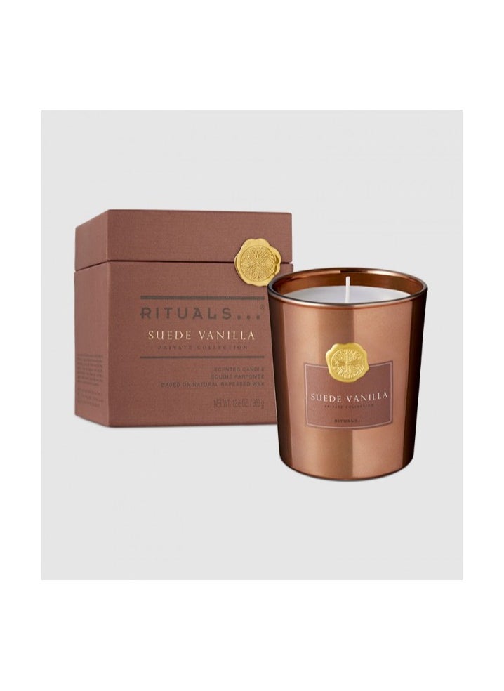 Private Collection Suede Vanilla Scented Candle Scented Candle,360 g