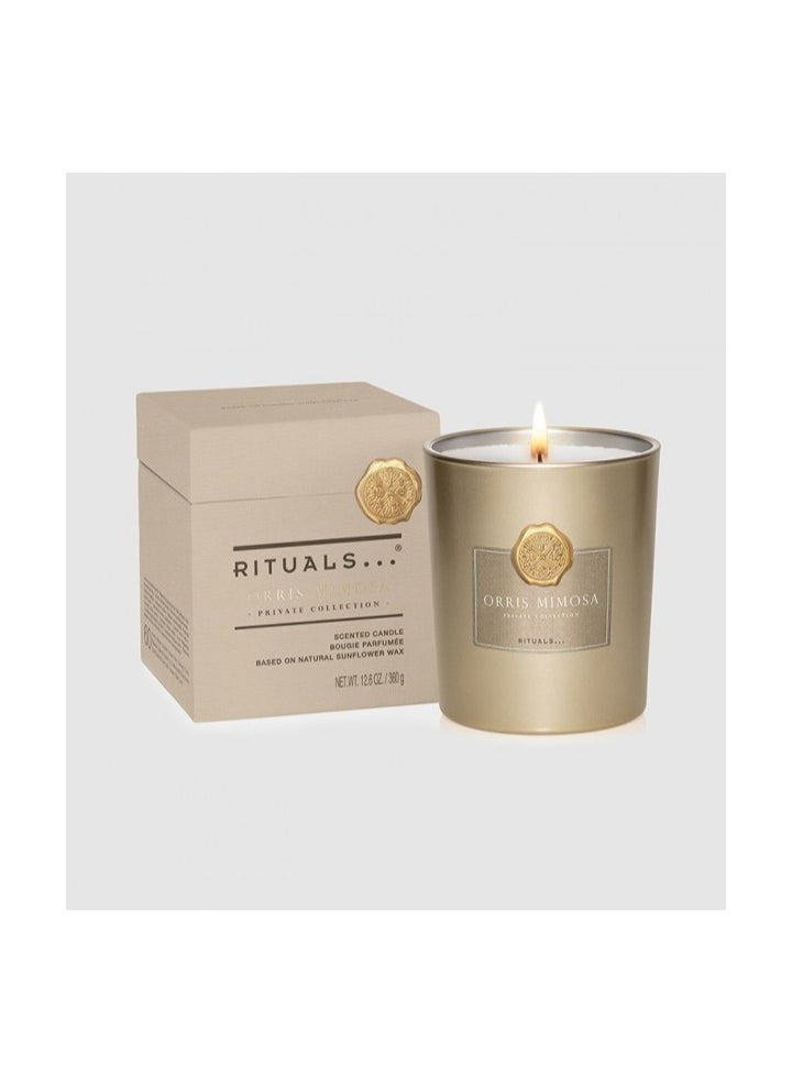 Orris Mimosa Scented Candle Orris Mimosa Scented Candle Orris Mimosa Scented Candle, 360 g