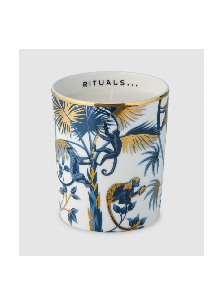 Private Collection Luxury Candle Holder - Wild Jungle Porcelain Candle Holder