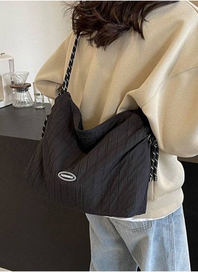 Large Capacity Canvas Tote Bag, Simple Casual Cross Bag Women'S Bag, Ins-Style Luxury Shoulder Bag, Canvas Bag, Tote Bag