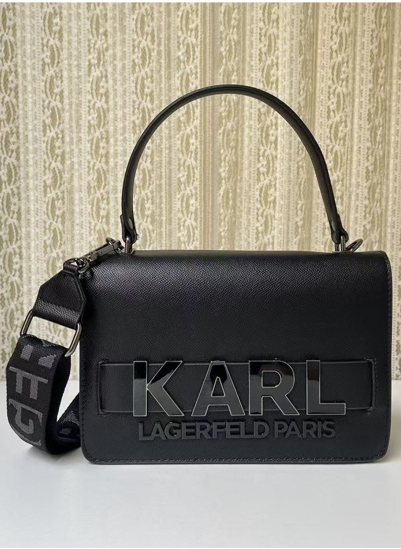 Karl Lagerfeld Crossbody bag flap black