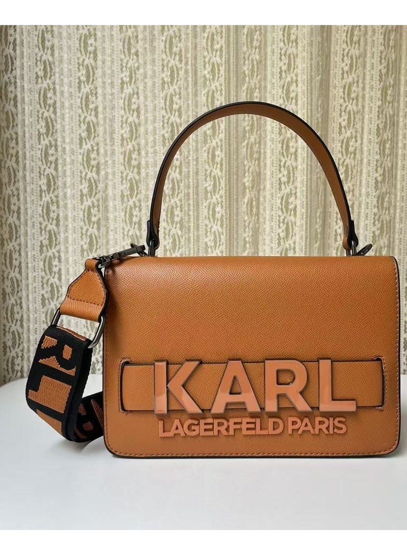 Karl Lagerfeld Crossbody bag flap Brown