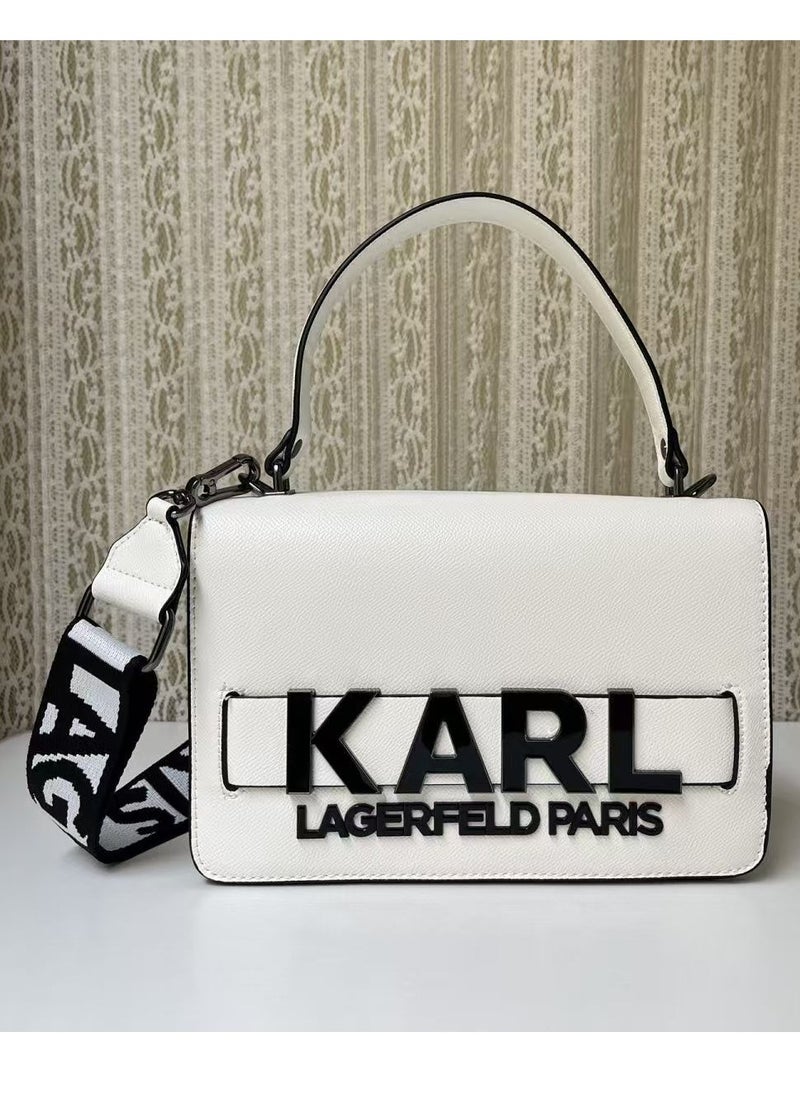 Karl Lagerfeld Crossbody bag flap White