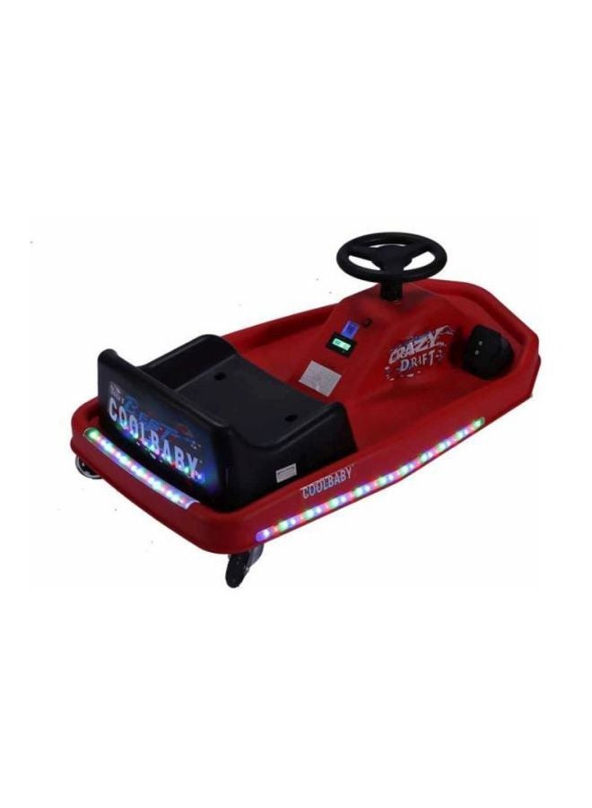 Crazy Cart Drifting Electric Scooter Red 83x20x51cm