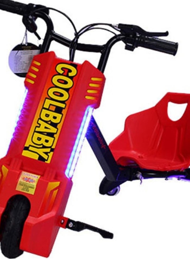 Electric Power Drifting Scooter Red 60 x 55cm