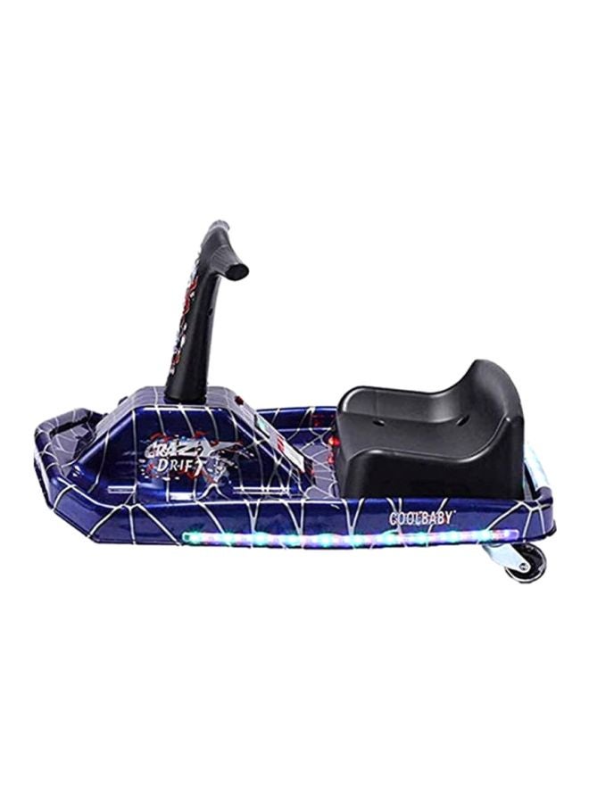 2-In-1 Drifting And Spinning Crazy Electric Scooter Blue 84x38x52cm