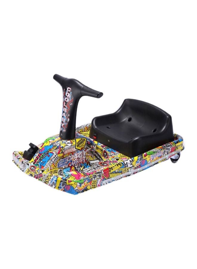 2-In-1 Drifting And Spinning Crazy Electric Scooter Multicolour