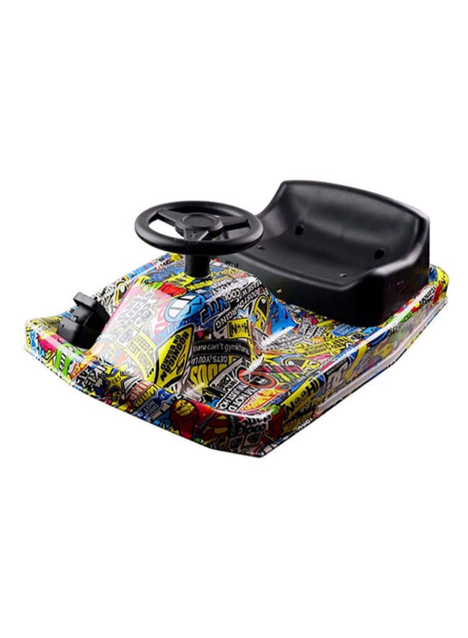 Electric Drift Spinning Ride-On Car Multicolour