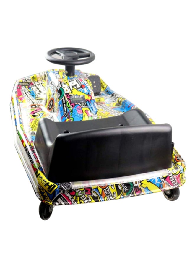 Electric Drift Spinning Ride-On Car Multicolour