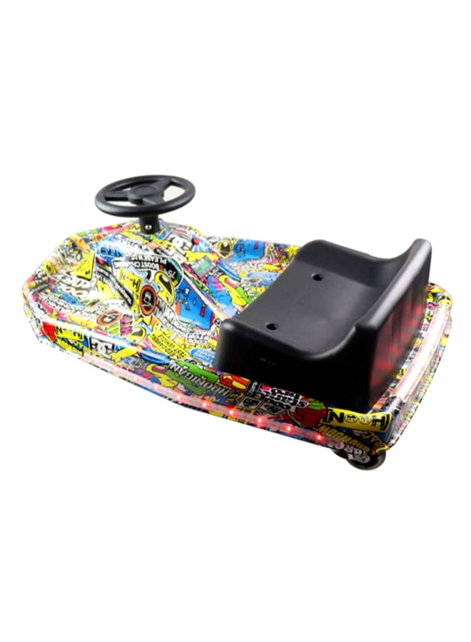 Electric Drift Spinning Ride-On Car Multicolour