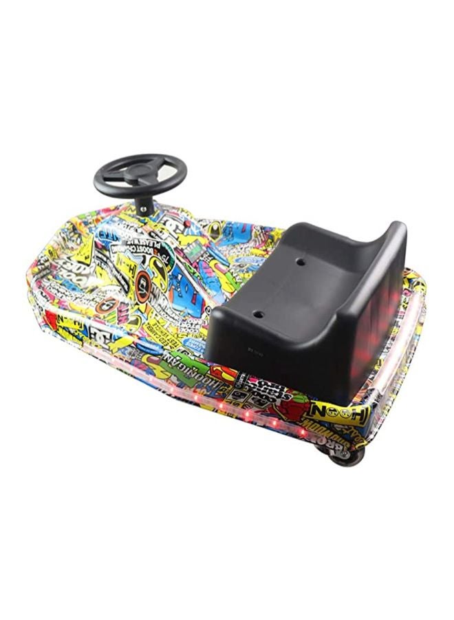 360-Spinning Electric Drifting Scooter Multicolour