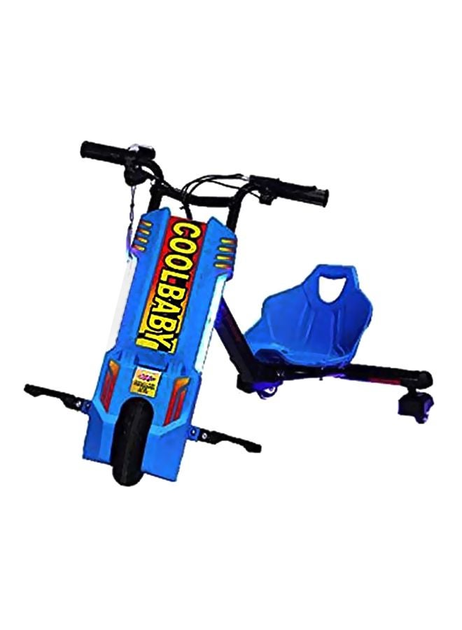 3-Wheel Drifting Electric Scooter Blue 95 x 60cm