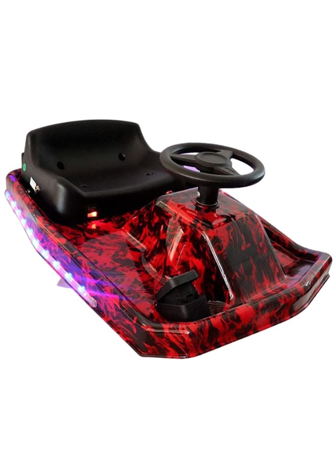 360-Degree Electric Drifting Ride On Car Multicolour 52cm