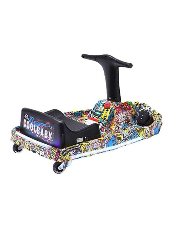 Crazy Drift Electric Scooter Multicolour 82.5x53x21.5cm