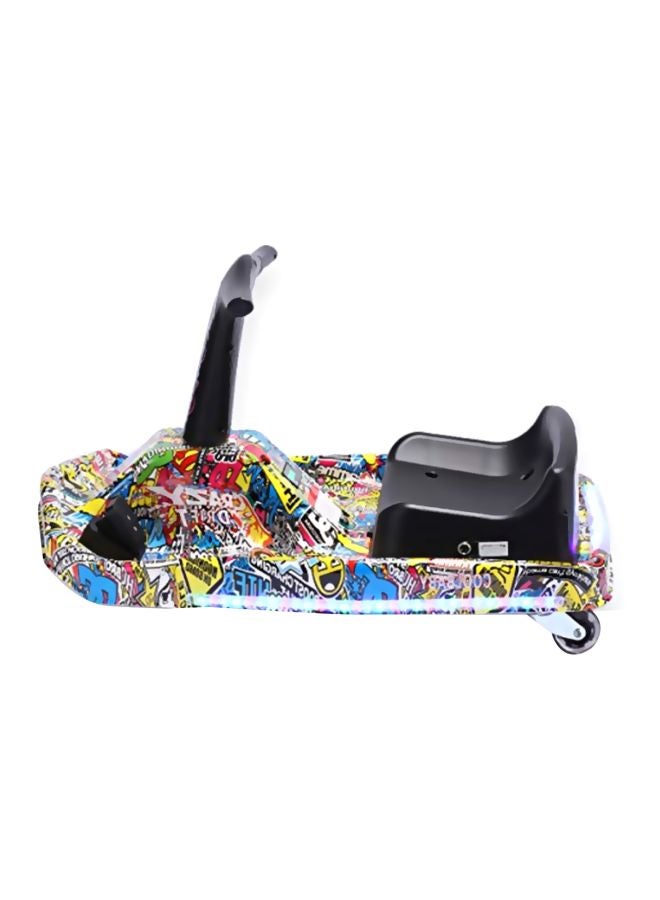 2-In-1 Double Handle Electric Scooter Multicolour