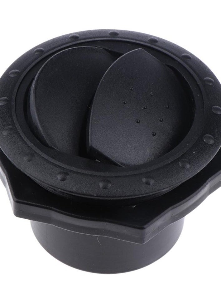 3 lot rv yacht RV Inner round air conditioning ventilation ventilation 70x45mm Volume:0.12 lt Colour:Black - white