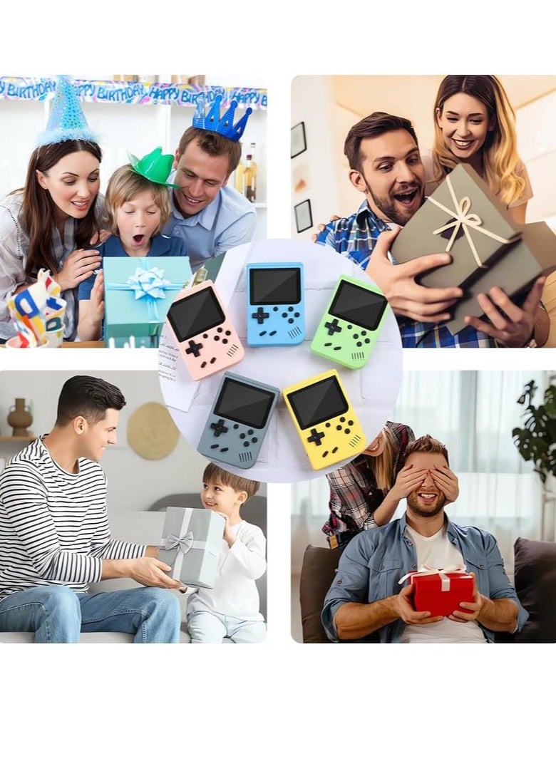 Retro Handheld Game Console with Gamepad,Gameboy Color with 500 Classic Games,Video Gaming Support for Connecting TV & Two Players