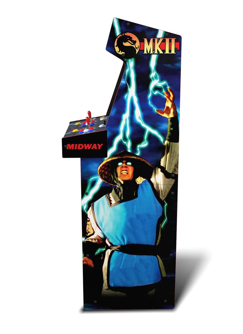 Arcade1Up Mortal Kombat2 Deluxe Arcade Machine for Home - 5 Feet Tall - 14 Classic Games