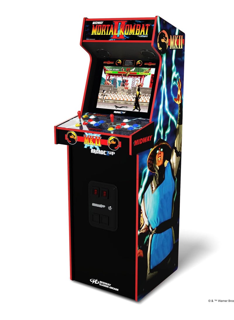 Arcade1Up Mortal Kombat2 Deluxe Arcade Machine for Home - 5 Feet Tall - 14 Classic Games