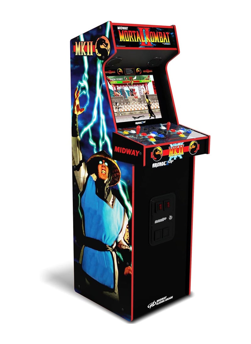 Arcade1Up Mortal Kombat2 Deluxe Arcade Machine for Home - 5 Feet Tall - 14 Classic Games