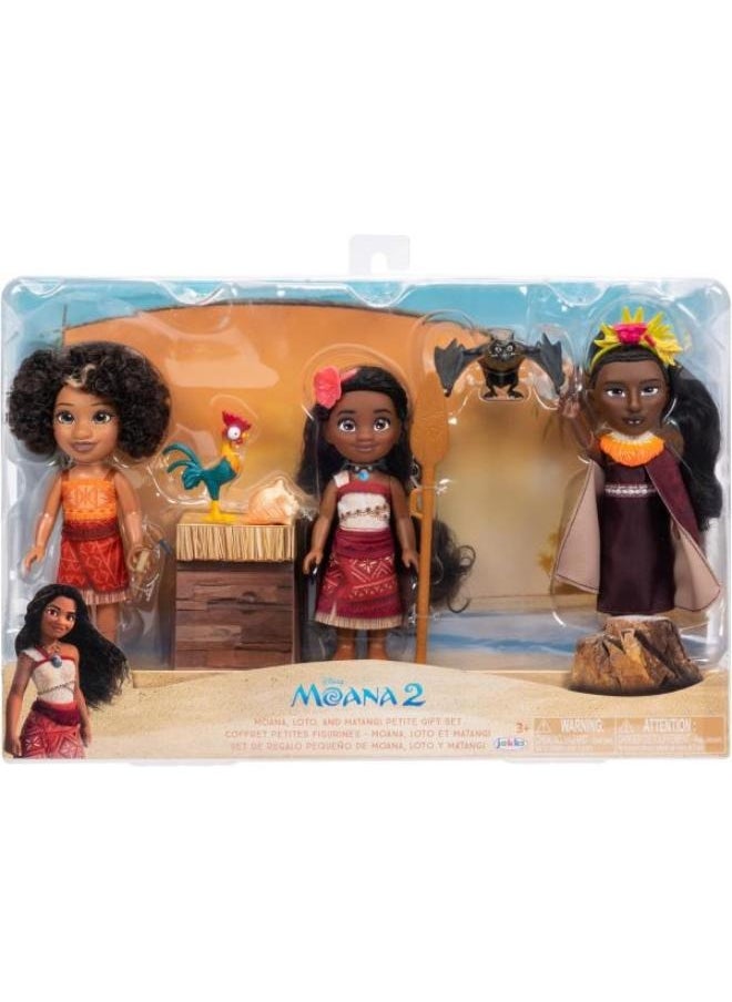 Disney Moana2 Moana & Fiends Petite Set 6 Inches