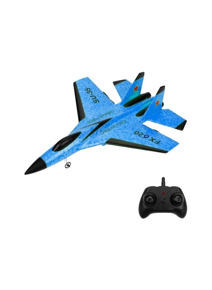 Water 35 Avion RC Remote Control Aircraft Controller Su-35 Hunter Model Aircraft Colour:Blue