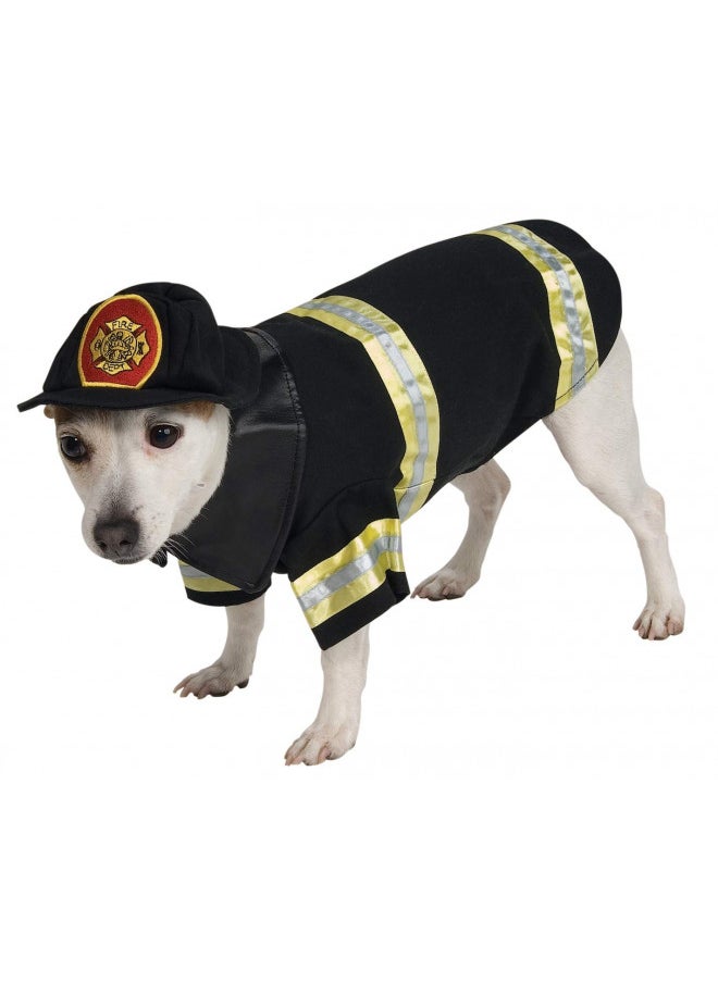 Rubie's Fire Fighter Pet Costume, Medium