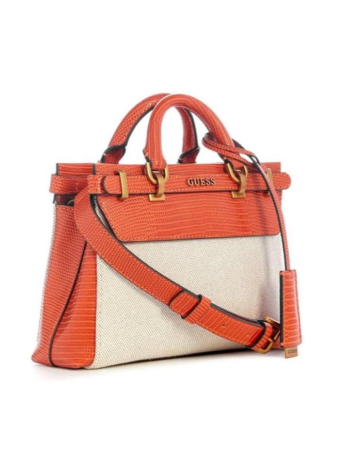 GUESS Sestri Mini PU Zipper Closure Casual Women's Satchel