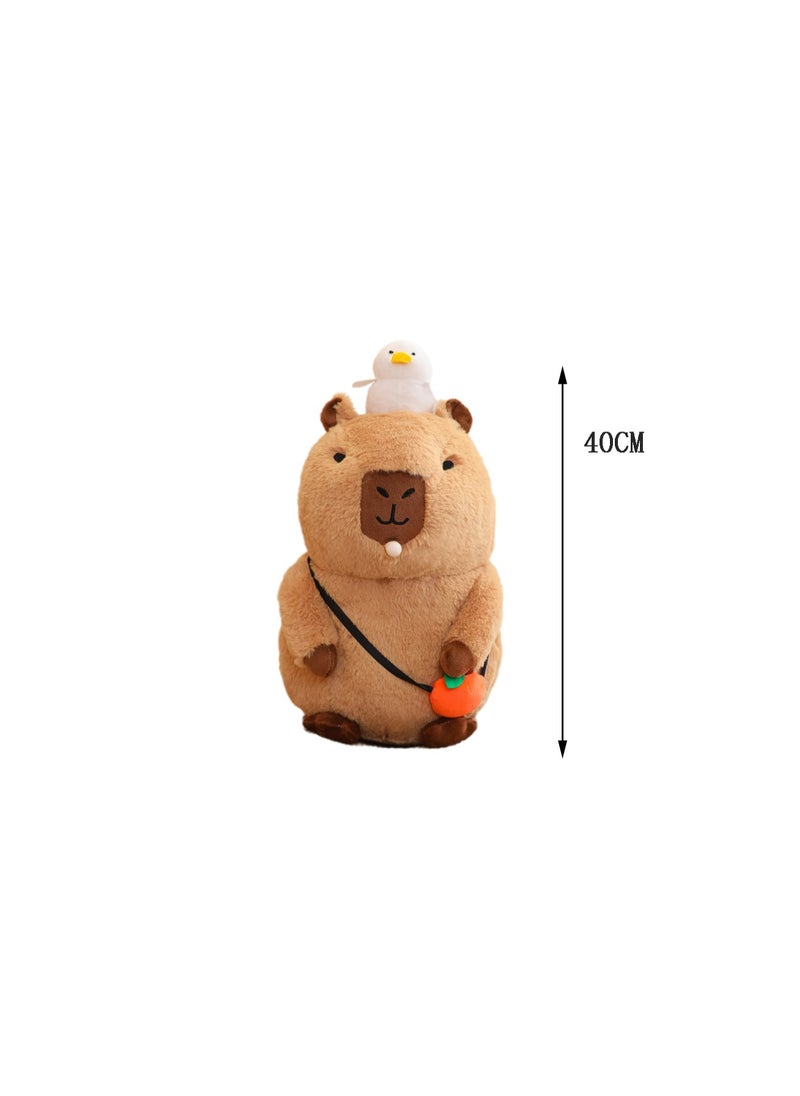 40 CM Cute Capibara Plush Toy Soft Stuffed Animals Doll For Girls And Boys All Ages Gift