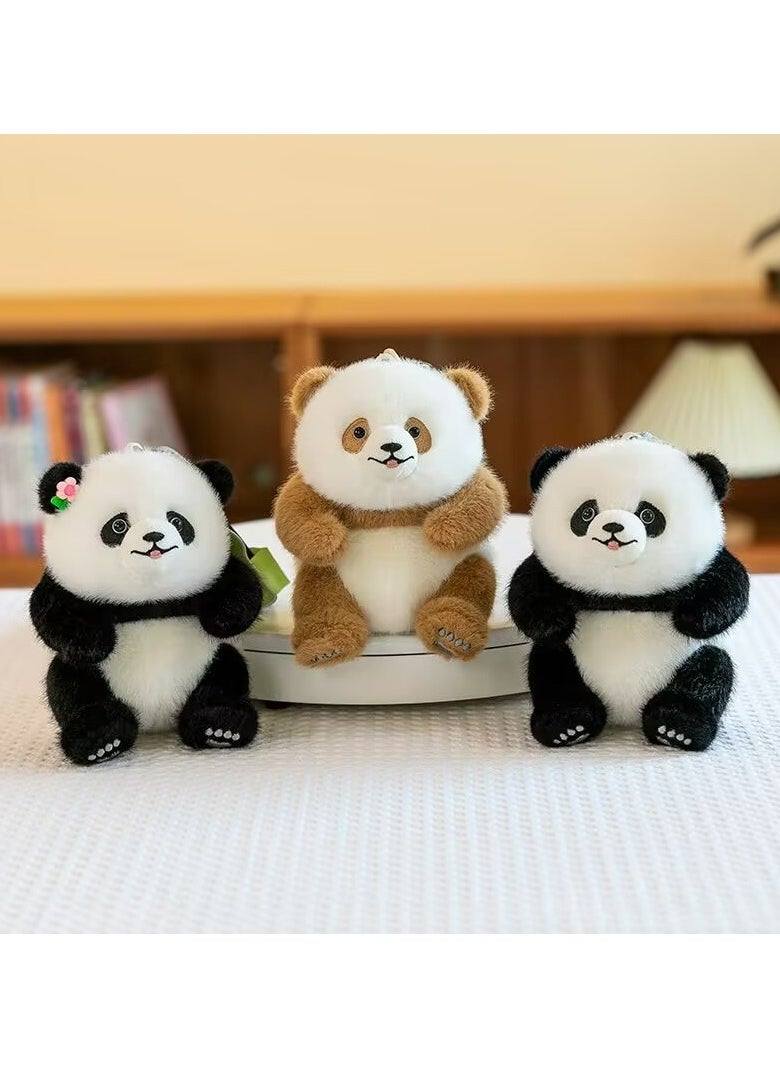 Panda Pendant Plush Toy Backpack Bookbag Keychain Doll Doll