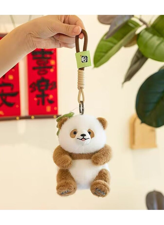 Panda Pendant Plush Toy Backpack Bookbag Keychain Doll Doll