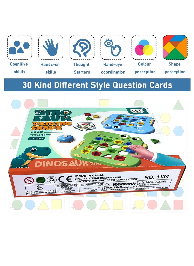 Shape matching game with bell, colour game, colour matching game,geometric shapes puzzle board,interactive board games,montessori sensory games,shapes for kids